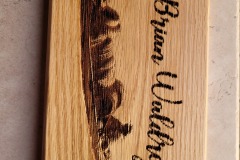 Laser engraved Plaque