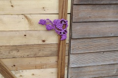 Outhouse door
